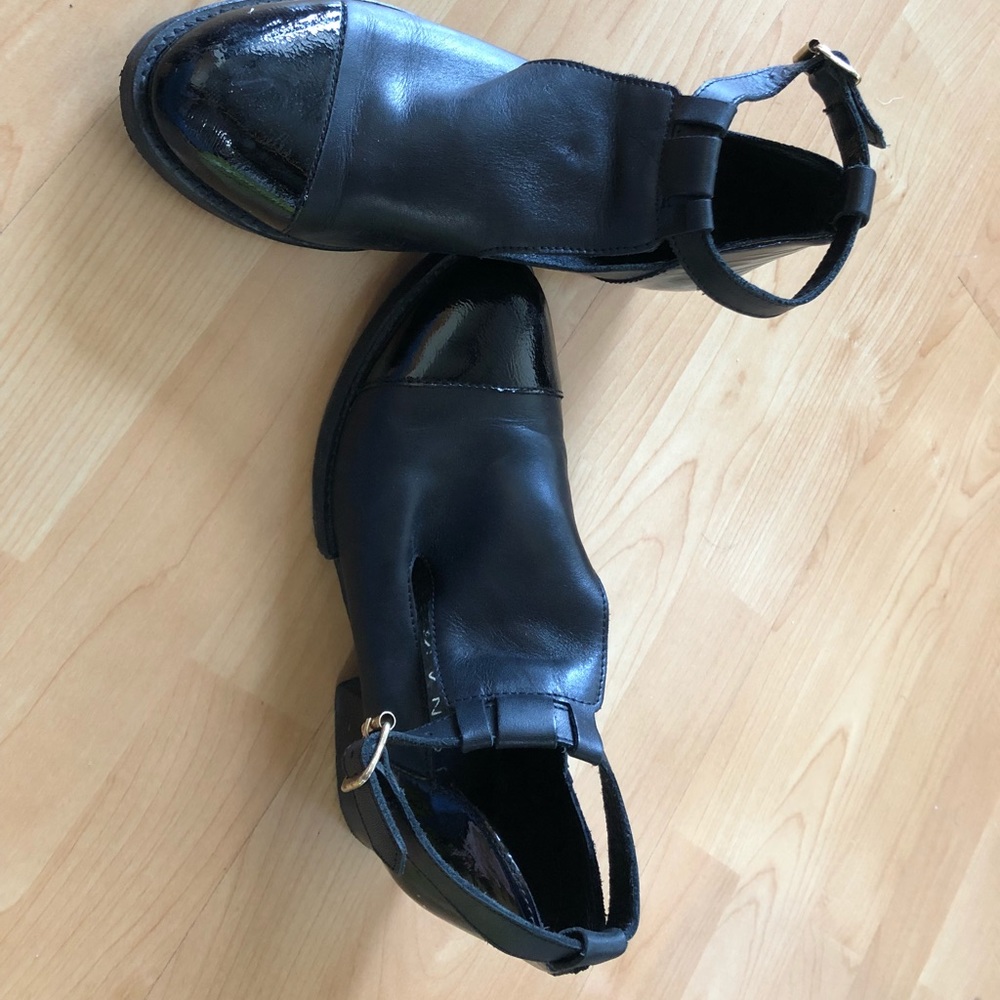 Loafers with ankle strap - size 36 french